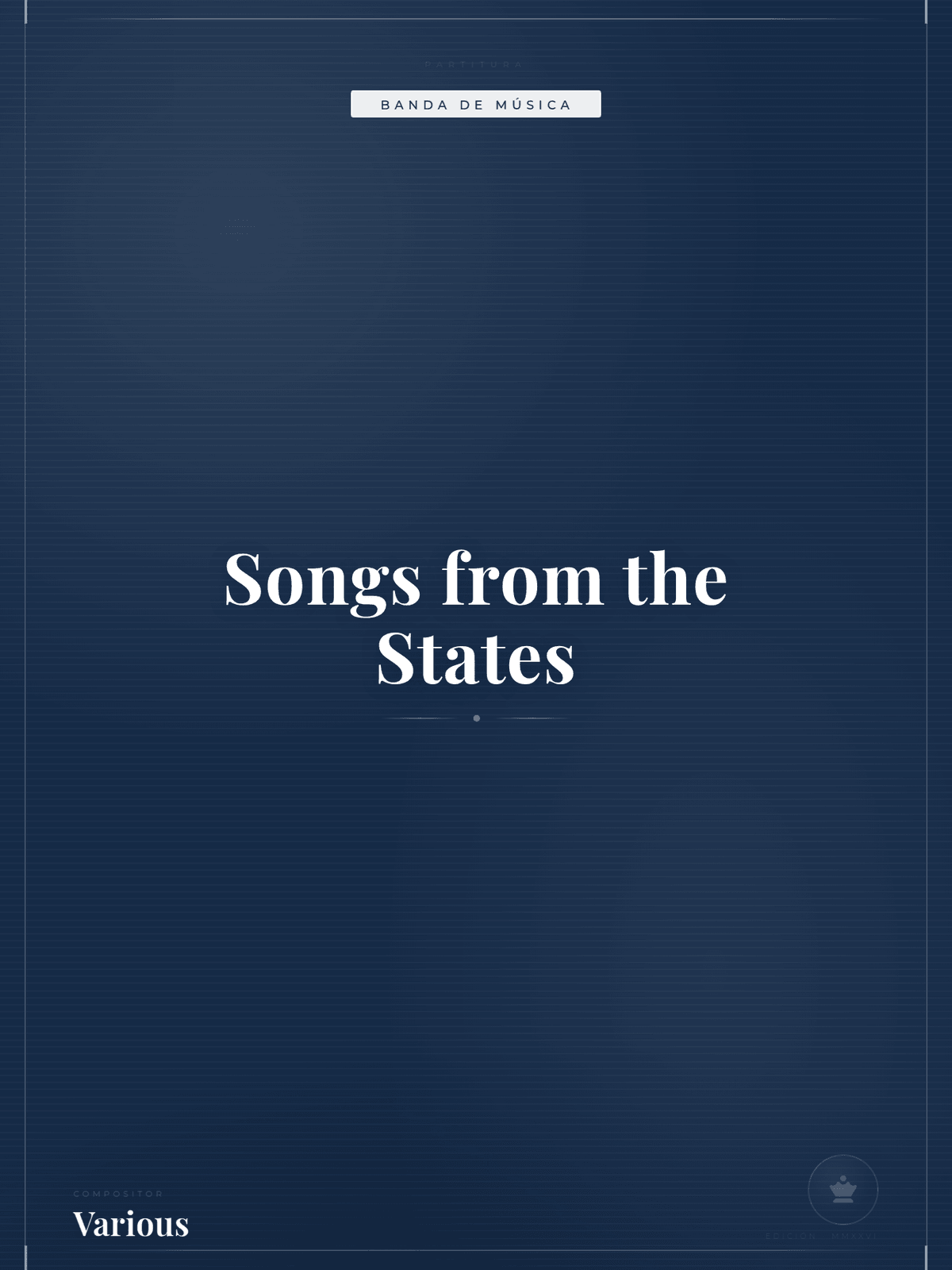 Portada de Songs from the States