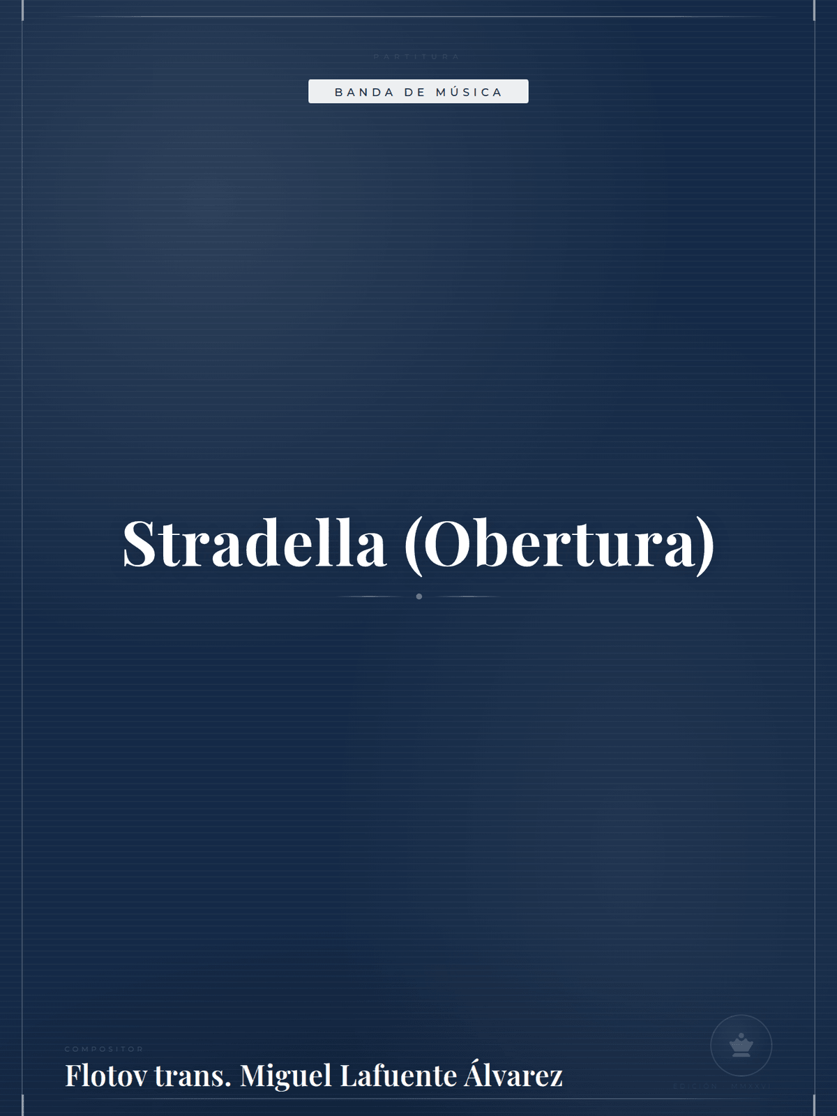 Portada de Stradella (Obertura)
