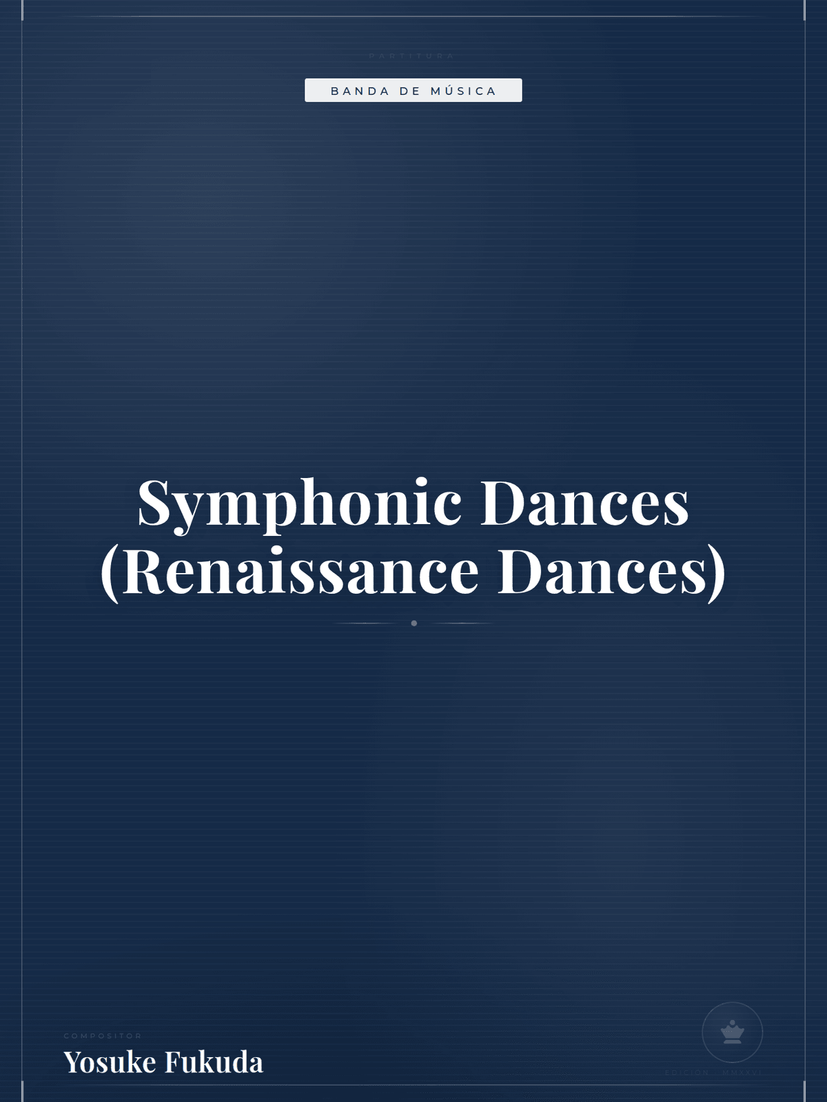 Portada de Symphonic Dances (Renaissance Dances)