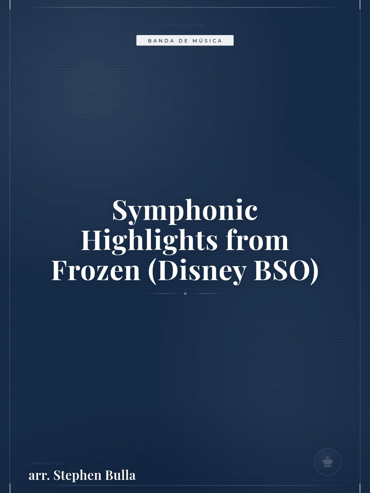 Portada de Symphonic Highlights from Frozen (Disney BSO)