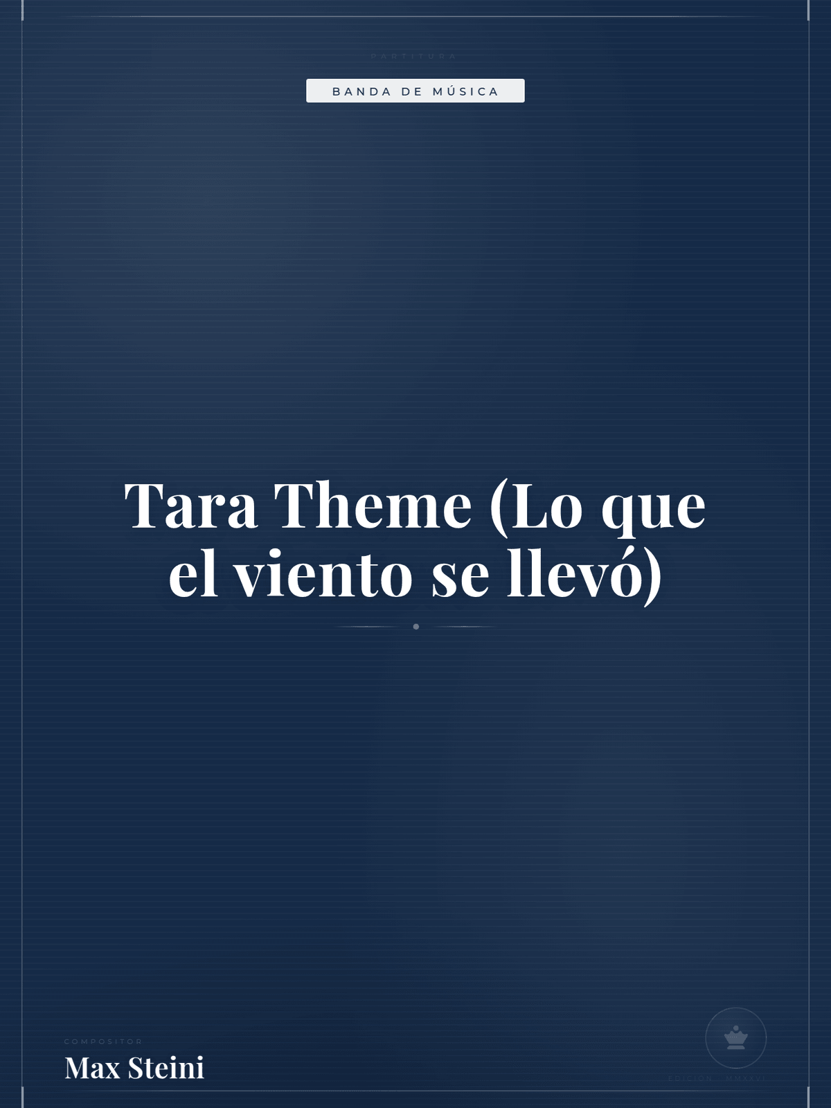 Portada de Tara Theme (Lo que el viento se llevó)