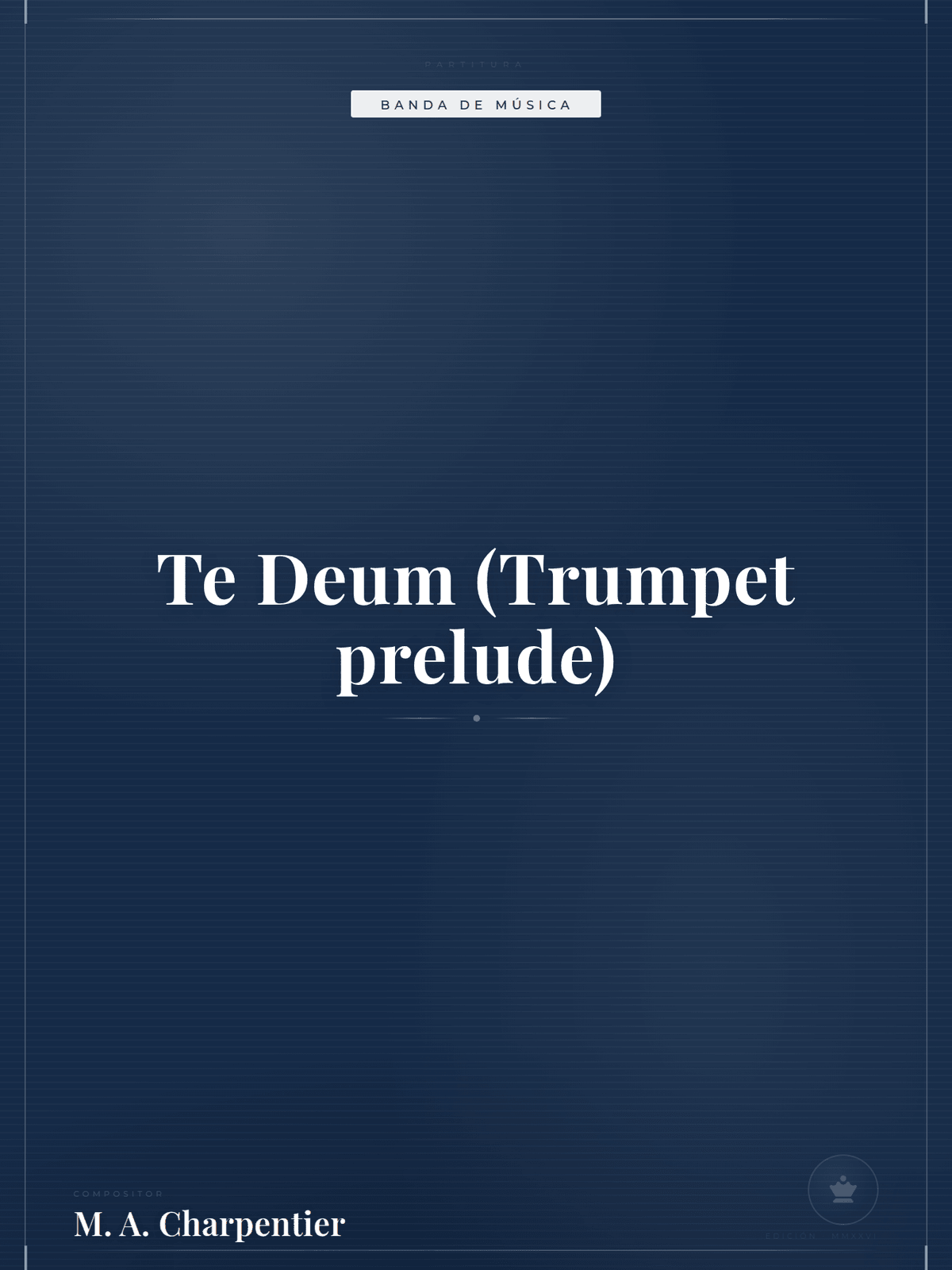 Portada de Te Deum (Trumpet prelude)