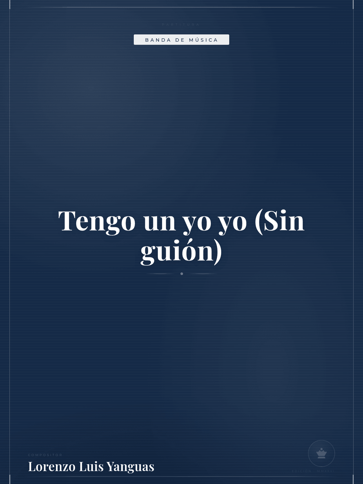 Portada de Tengo un yo yo (Sin guión)