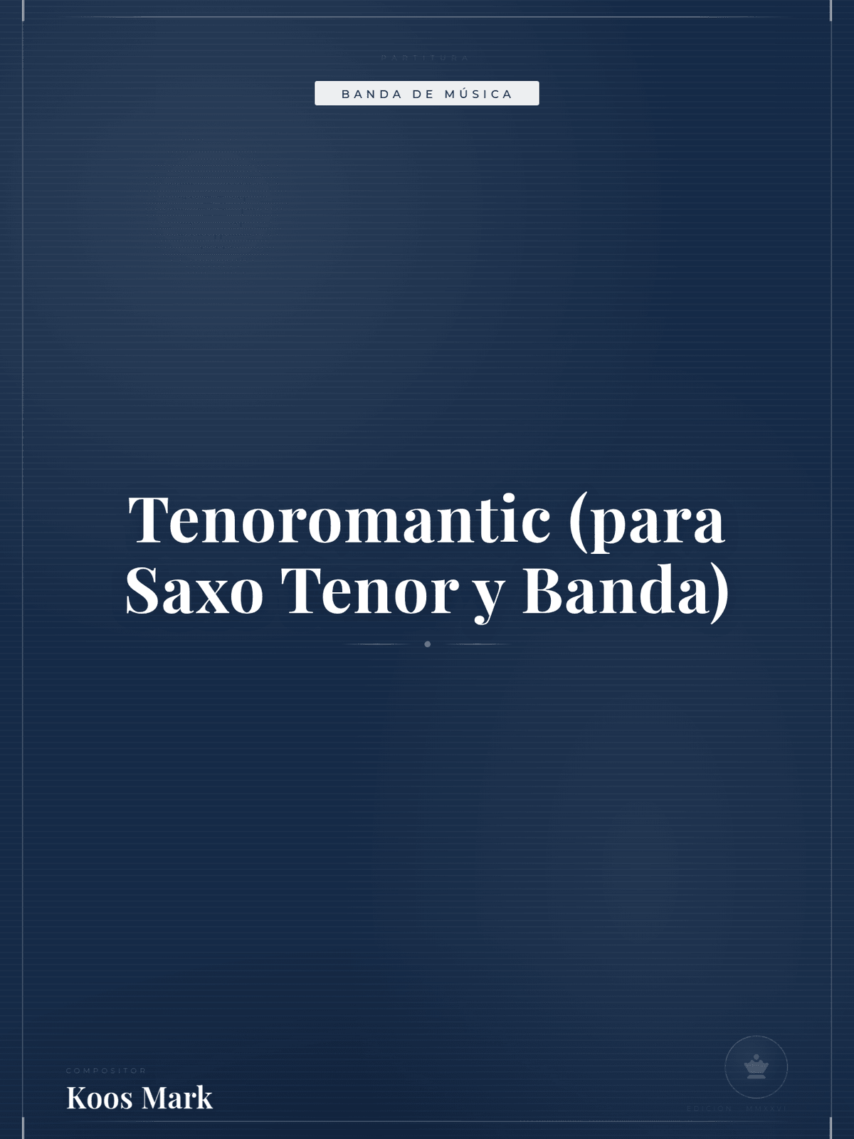 Portada de Tenoromantic (para Saxo Tenor y Banda)