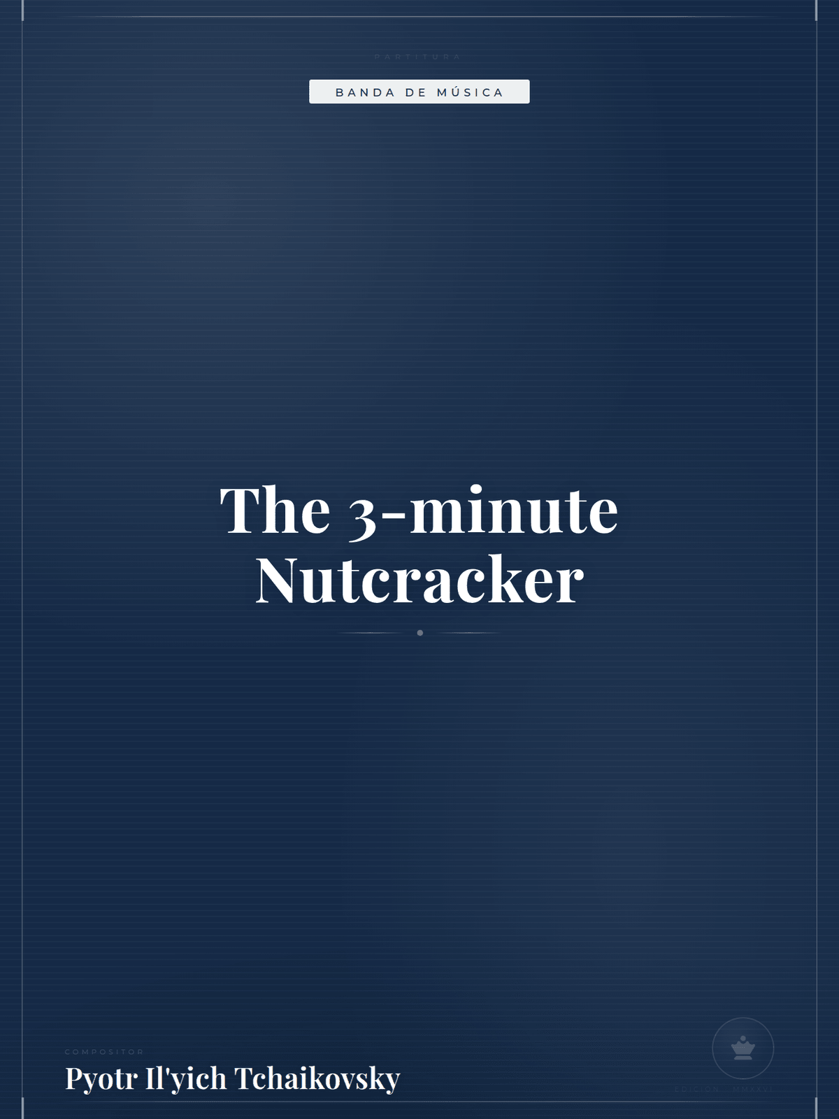 Portada de The 3-minute Nutcracker