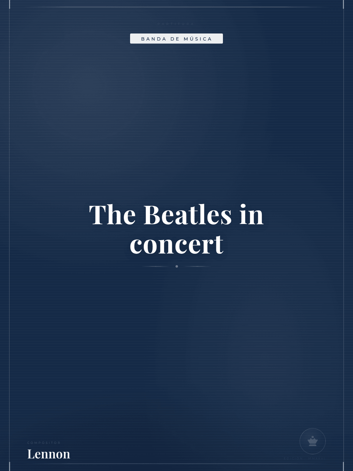 Portada de The Beatles in concert