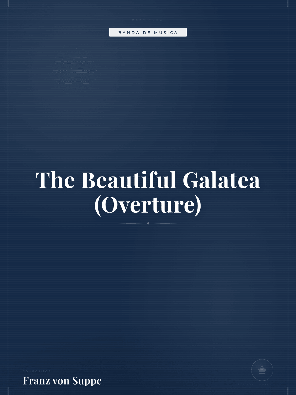 Portada de The Beautiful Galatea (Overture)