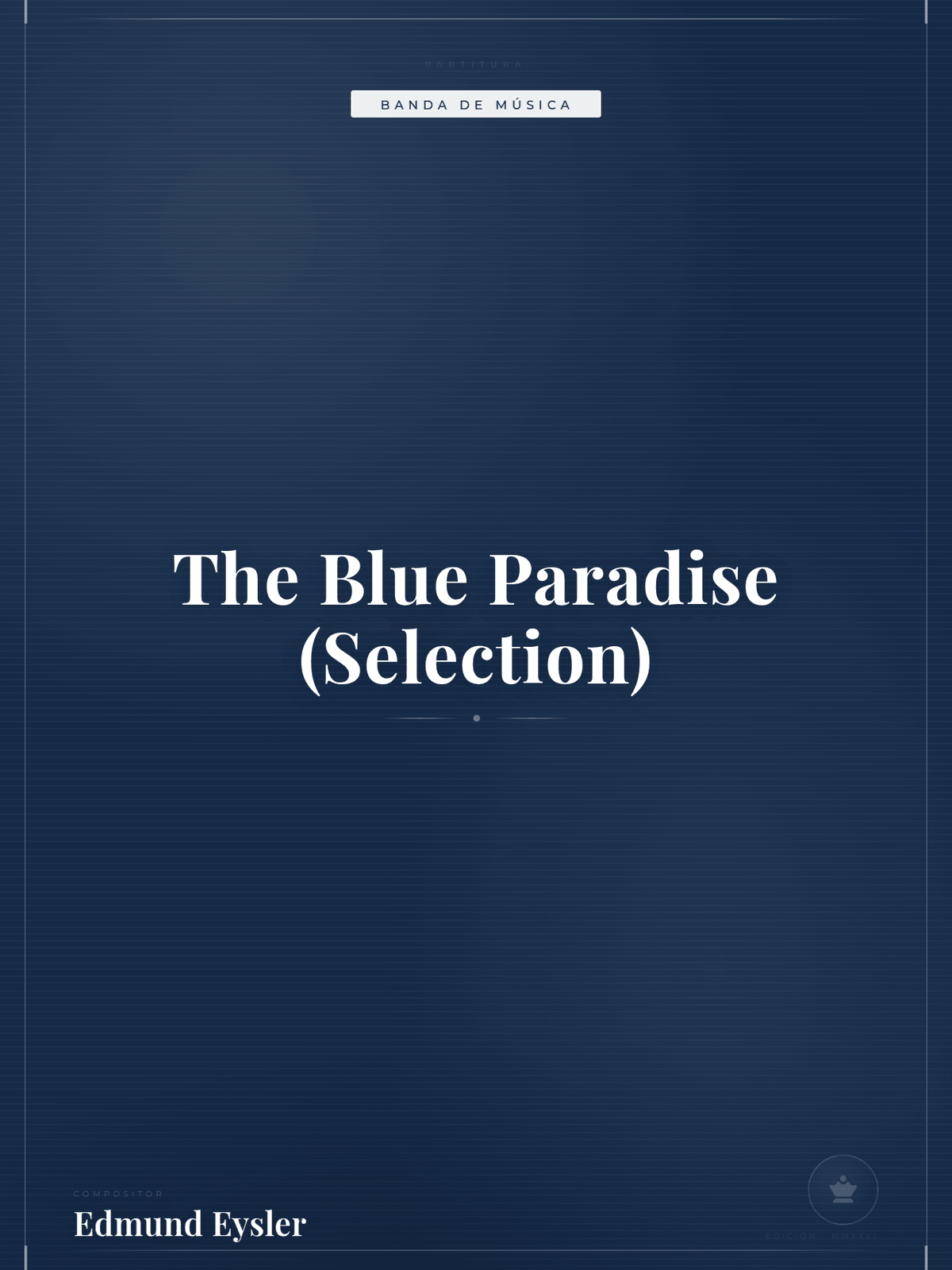 Portada de The Blue Paradise (Selection)