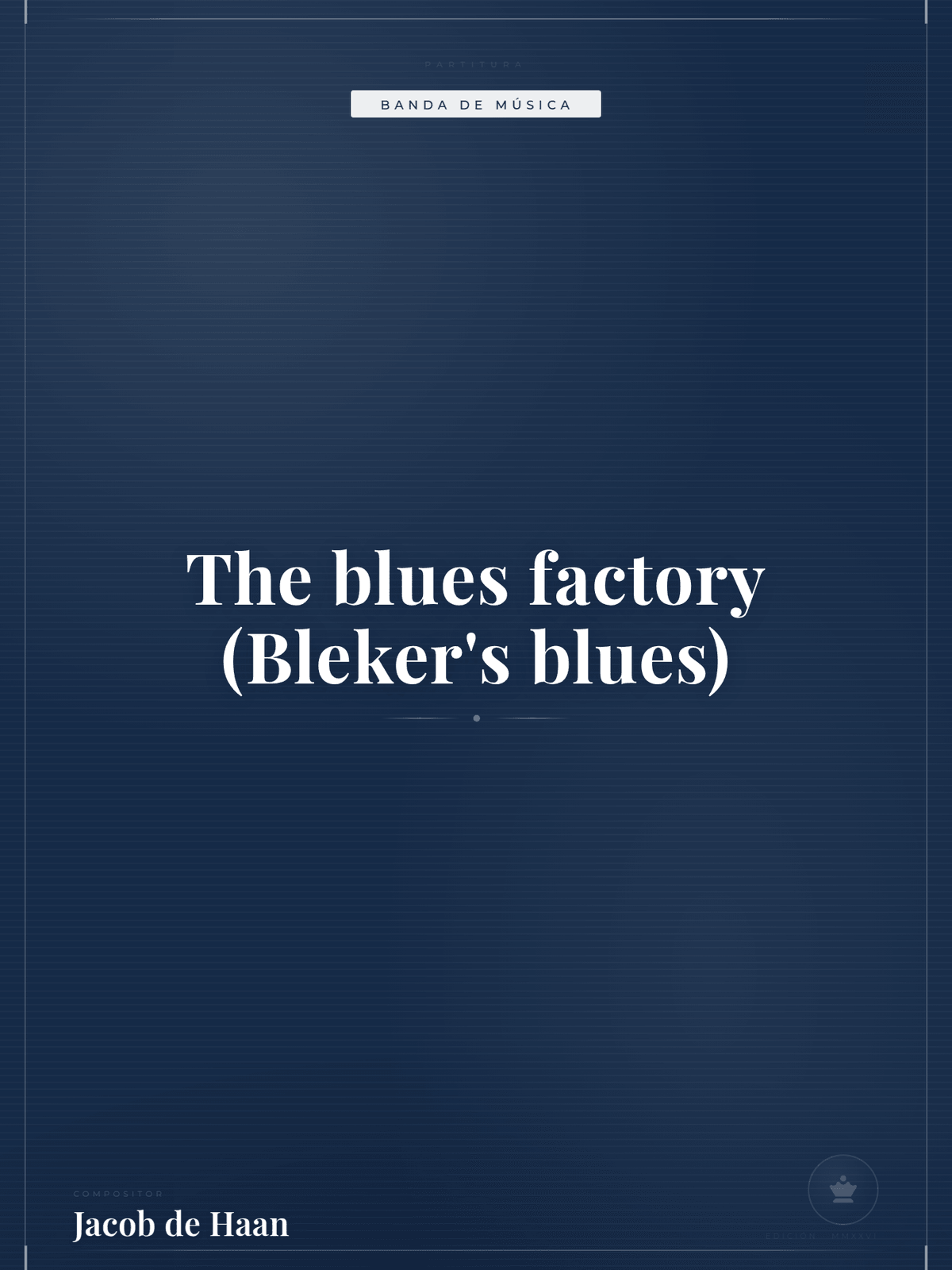 Portada de The blues factory (Bleker's blues)