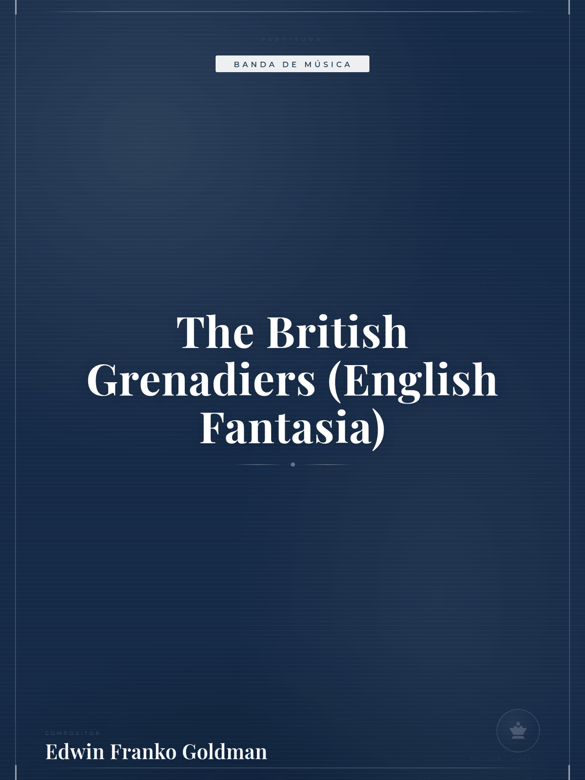Portada de The British Grenadiers (English Fantasia)