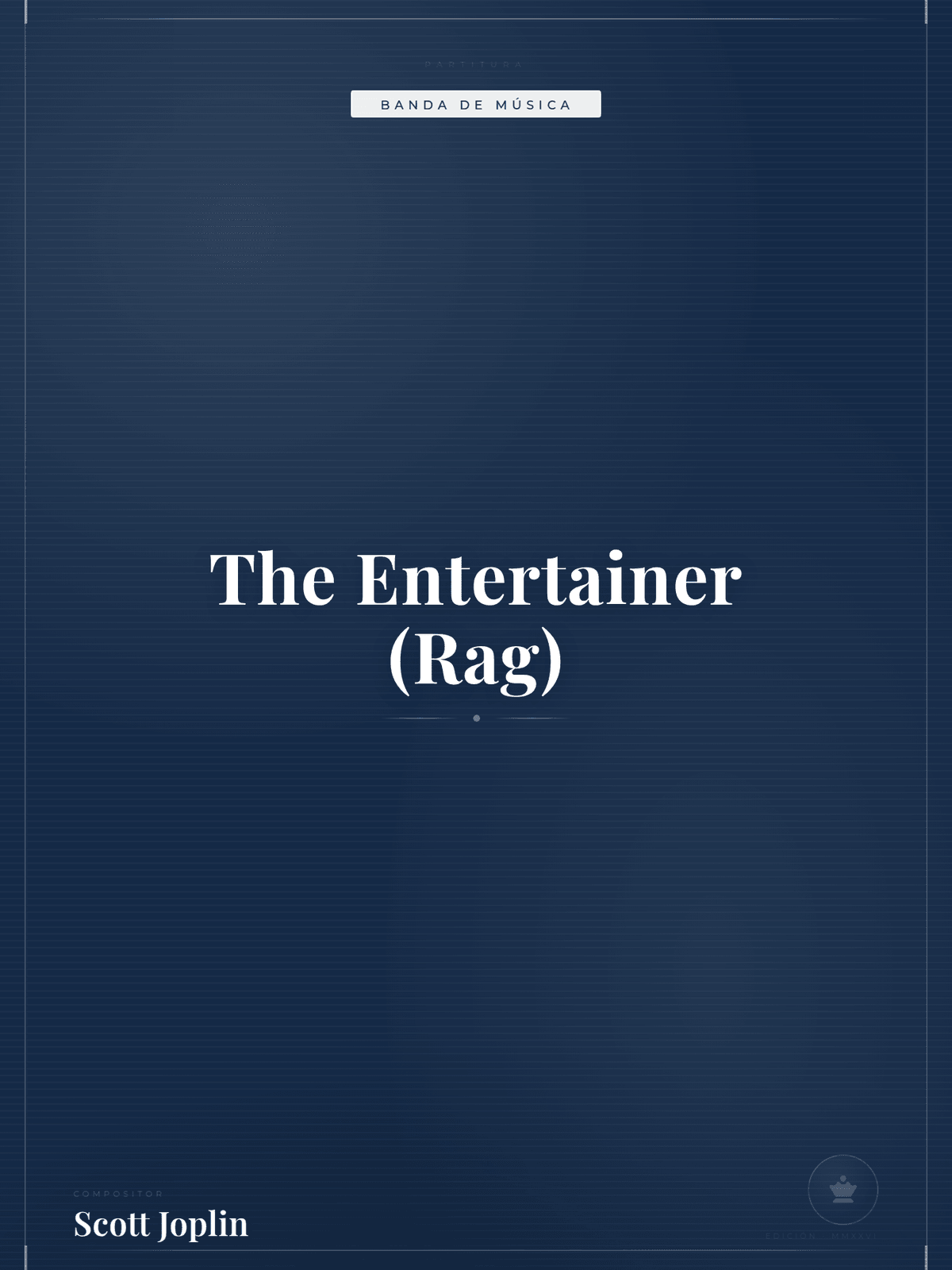 Portada de The Entertainer (Rag)