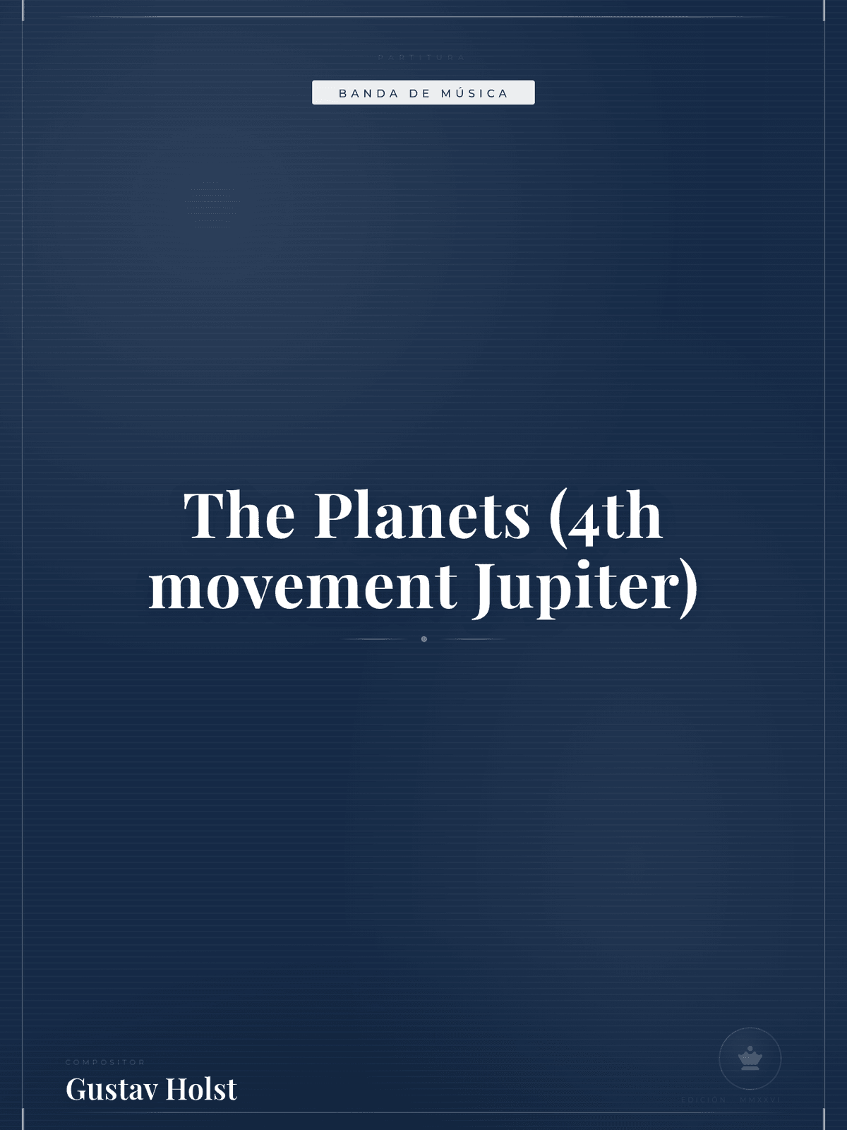 Portada de The Planets (4th movement Jupiter)