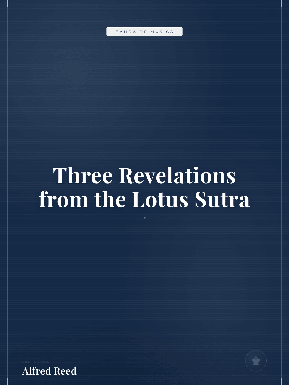 Portada de Three Revelations from the Lotus Sutra
