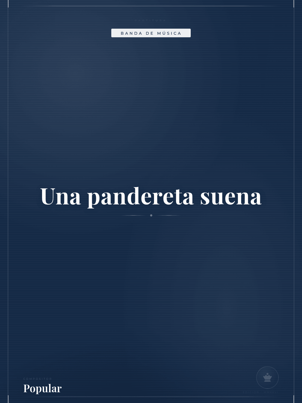 Portada de Una pandereta suena