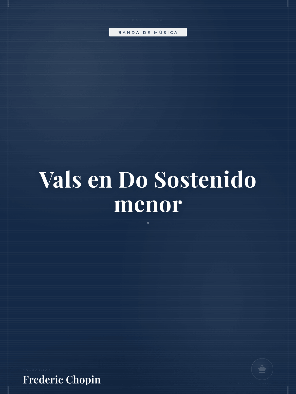 Portada de Vals en Do Sostenido menor