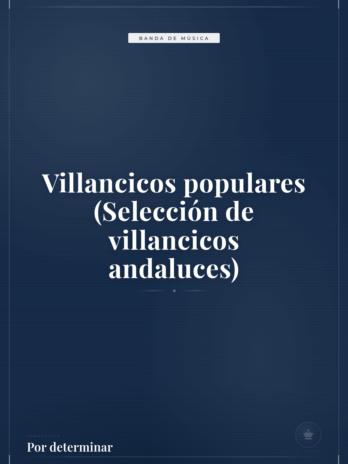 Portada de Villancicos populares (Selección de villancicos andaluces)