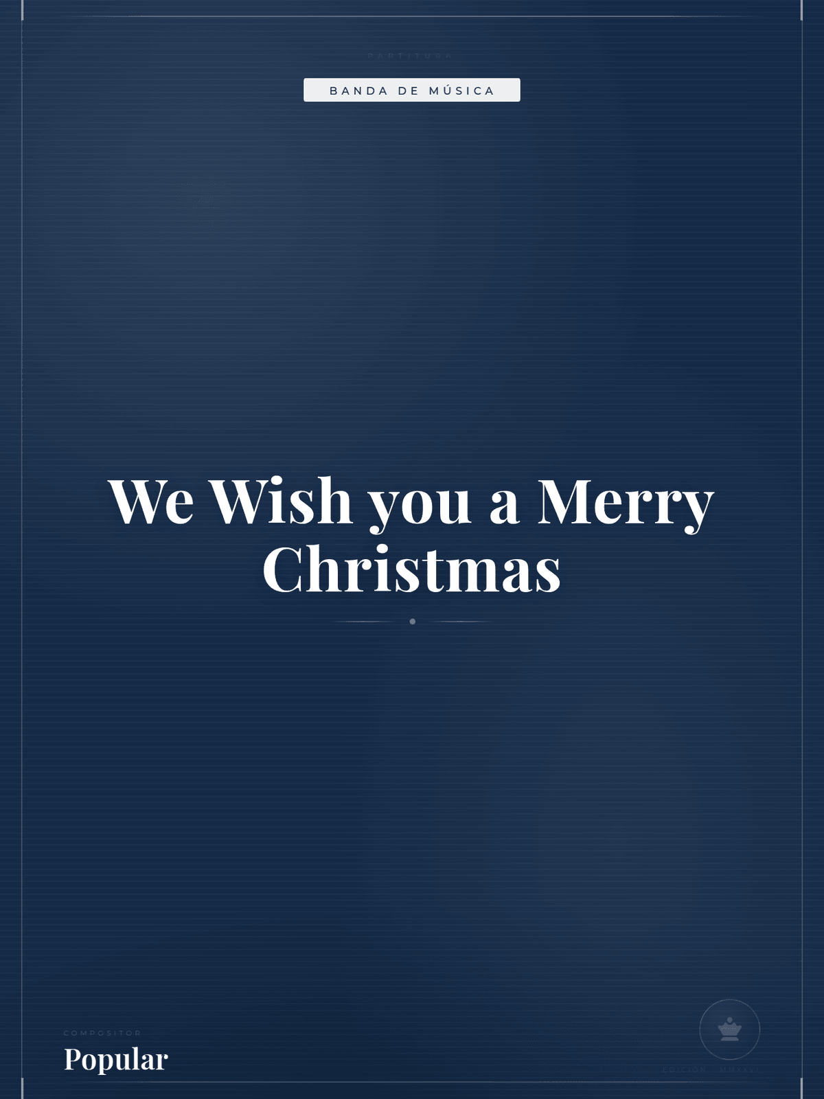 Portada de We Wish you a Merry Christmas