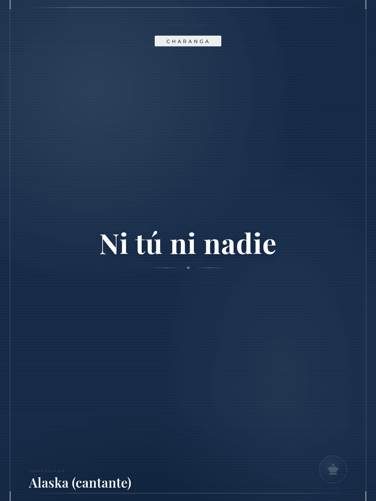 Portada de Ni tú ni nadie
