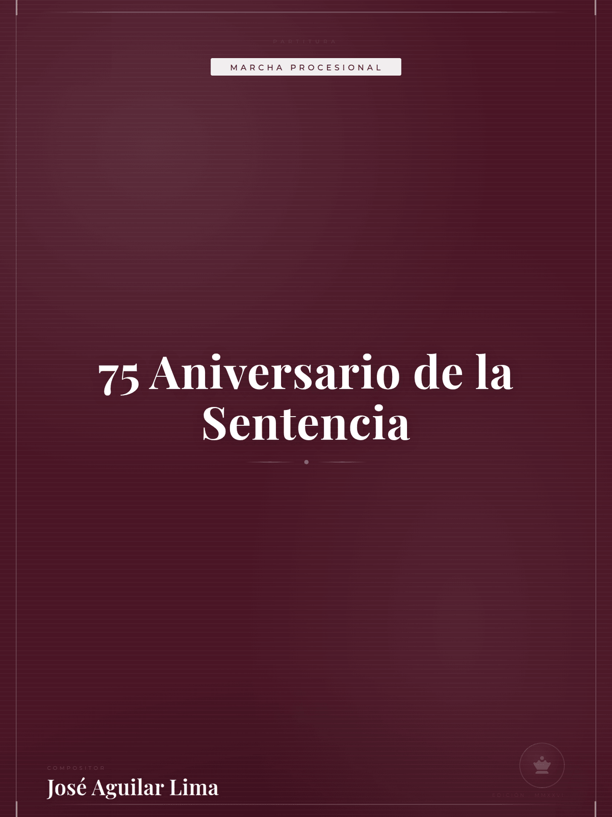 Portada de 75 Aniversario de la Sentencia