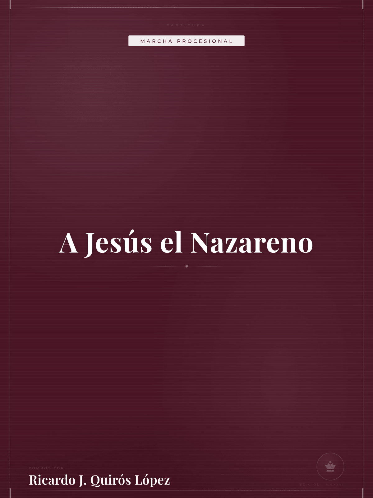 Portada de A Jesús el Nazareno