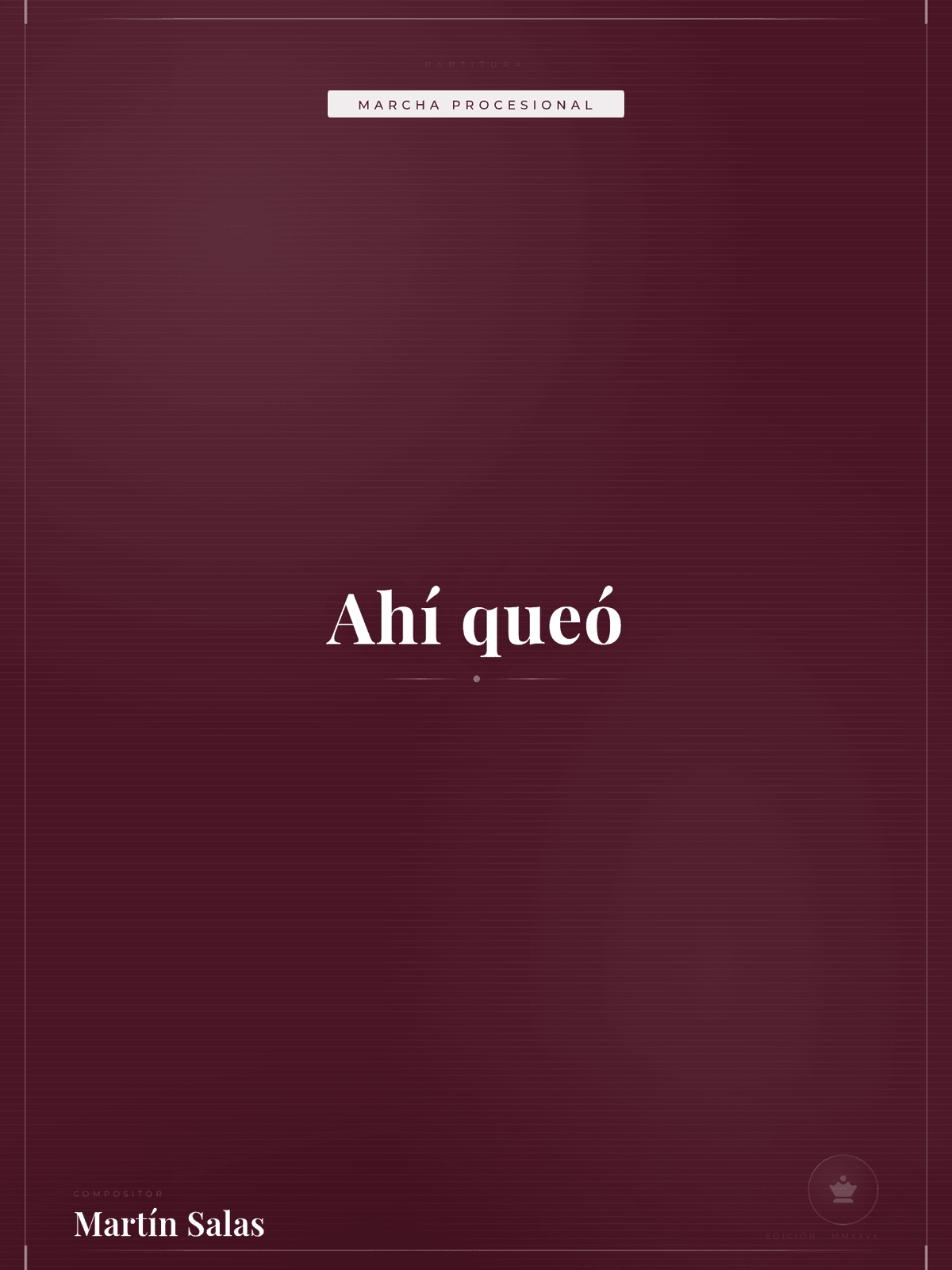 Portada de Ahí queó