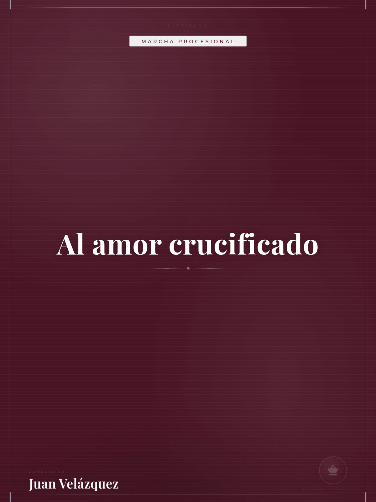 Portada de Al amor crucificado