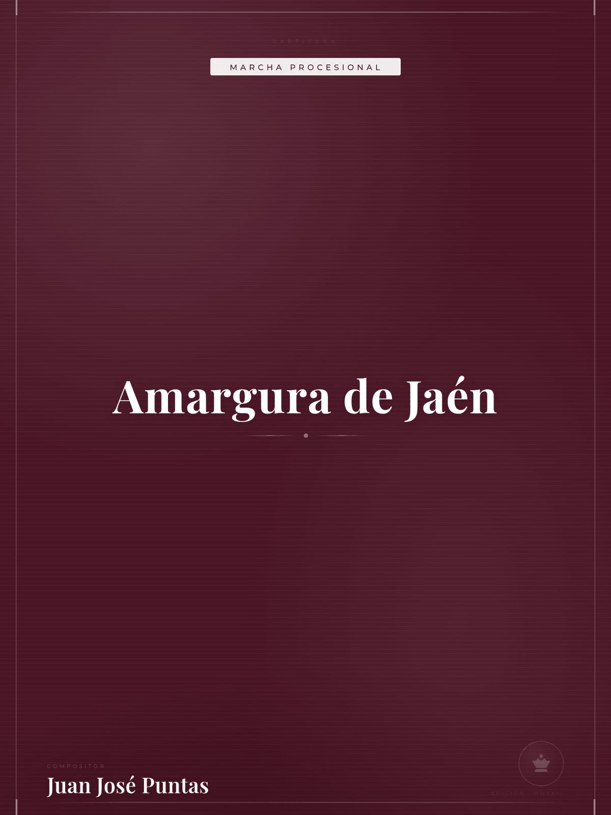 Portada de Amargura de Jaén