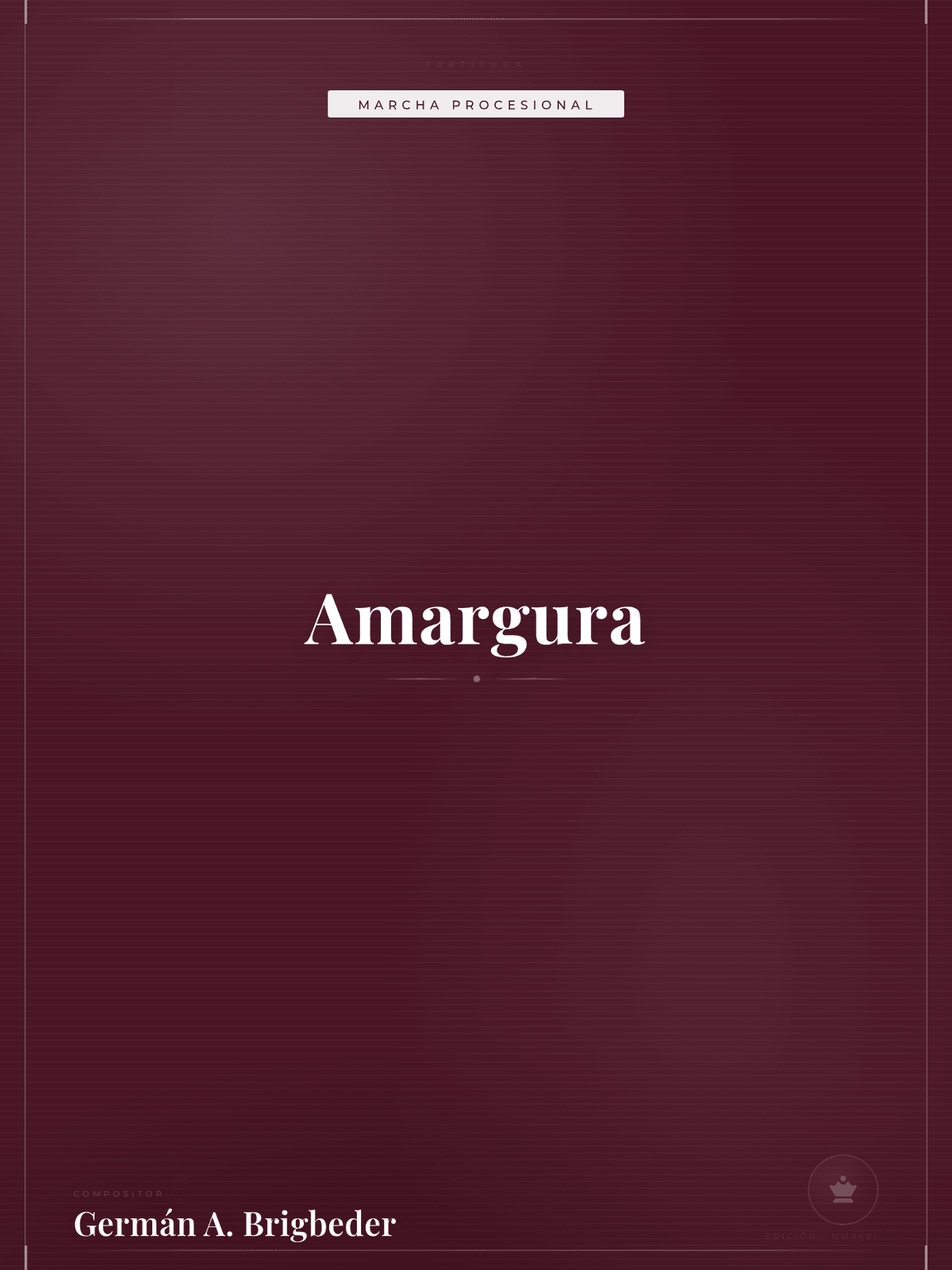 Portada de Amargura