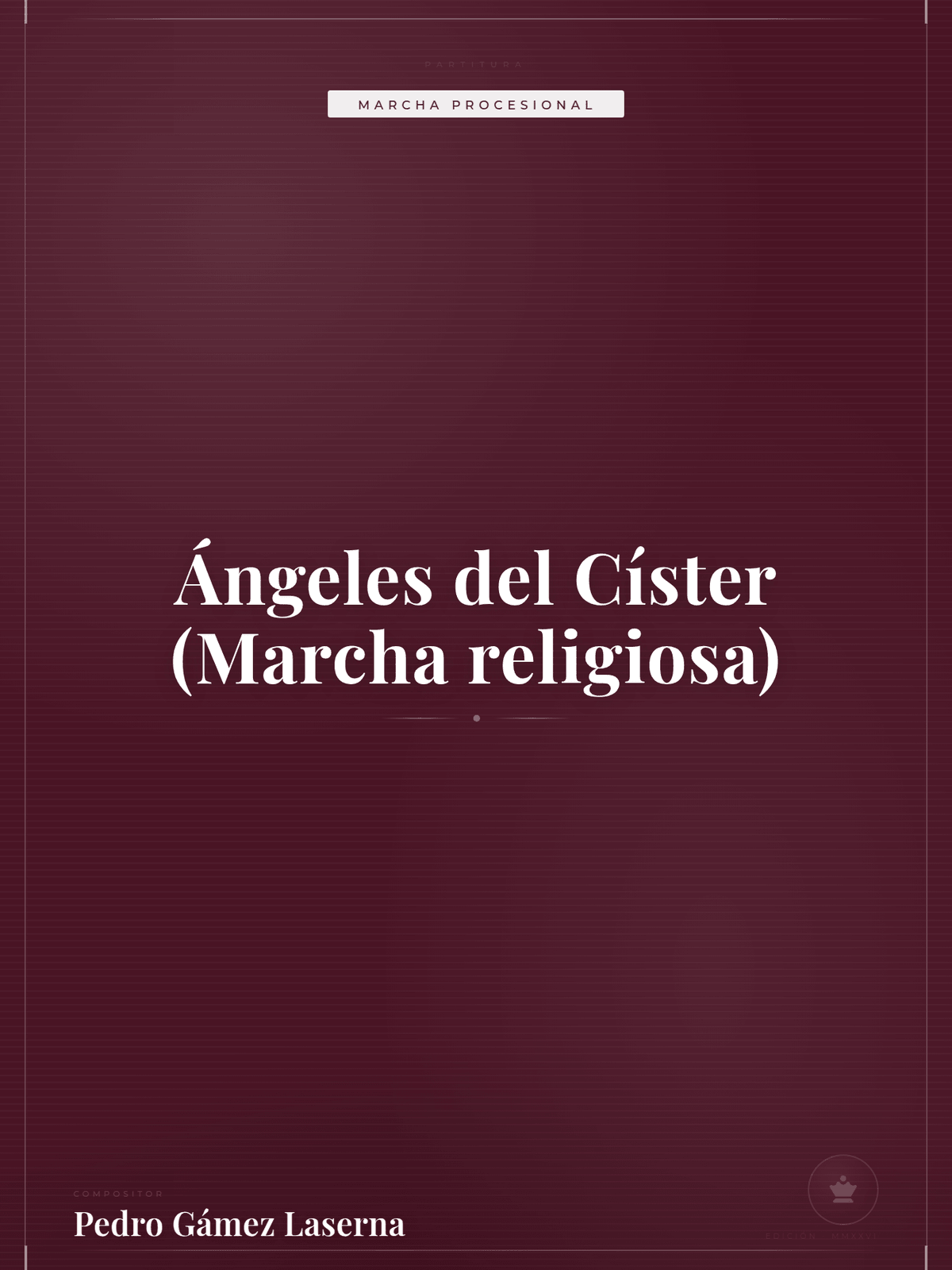 Portada de Ángeles del Císter (Marcha religiosa)