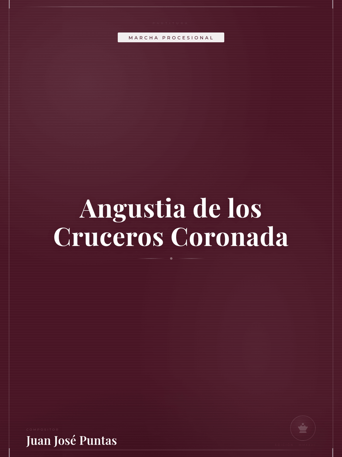 Portada de Angustia de los Cruceros Coronada