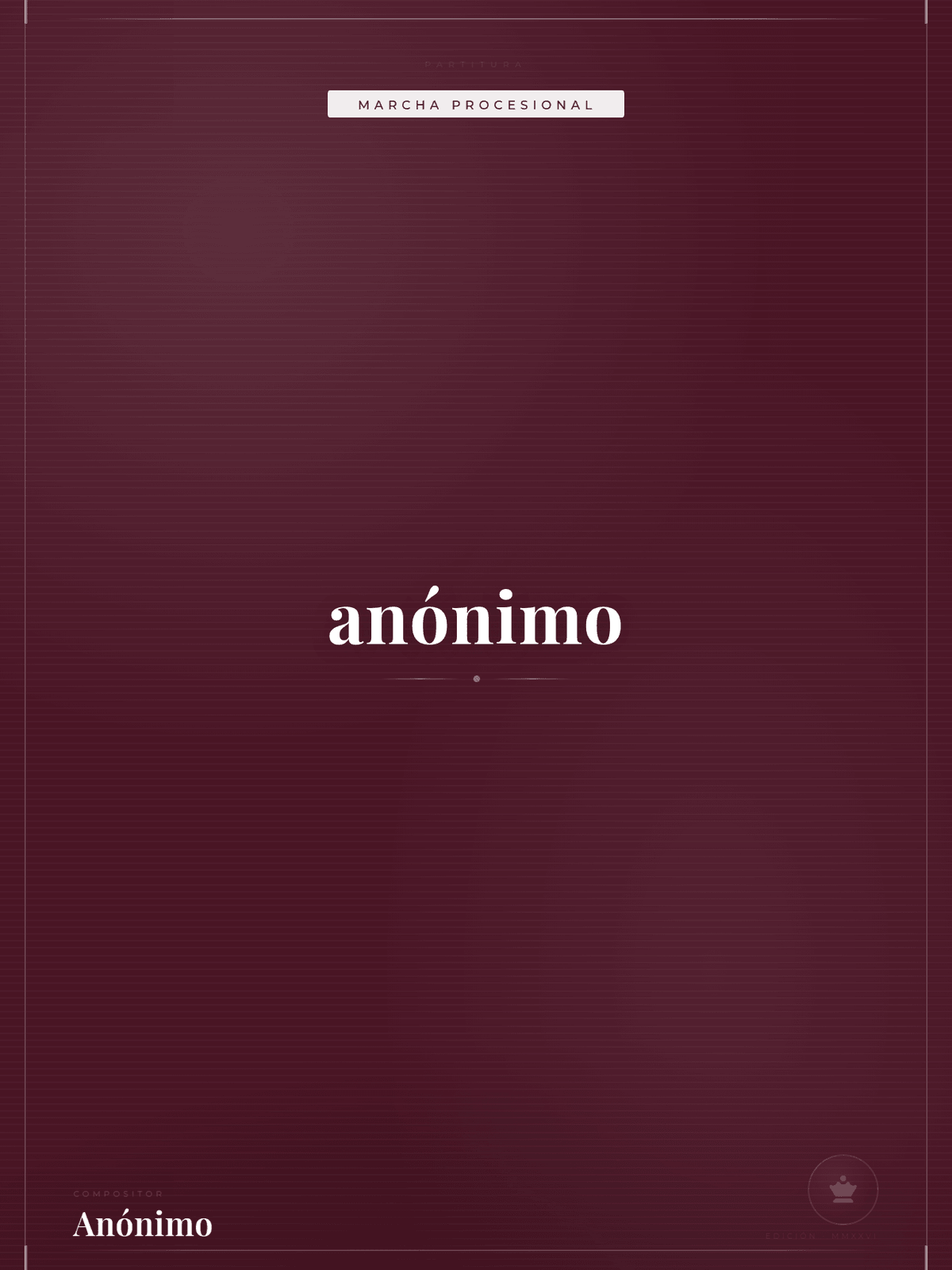 Portada de anónimo