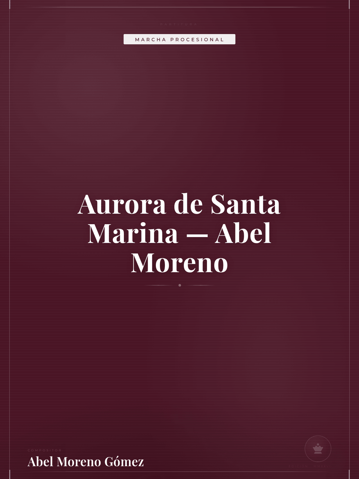 Portada de Aurora de Santa Marina