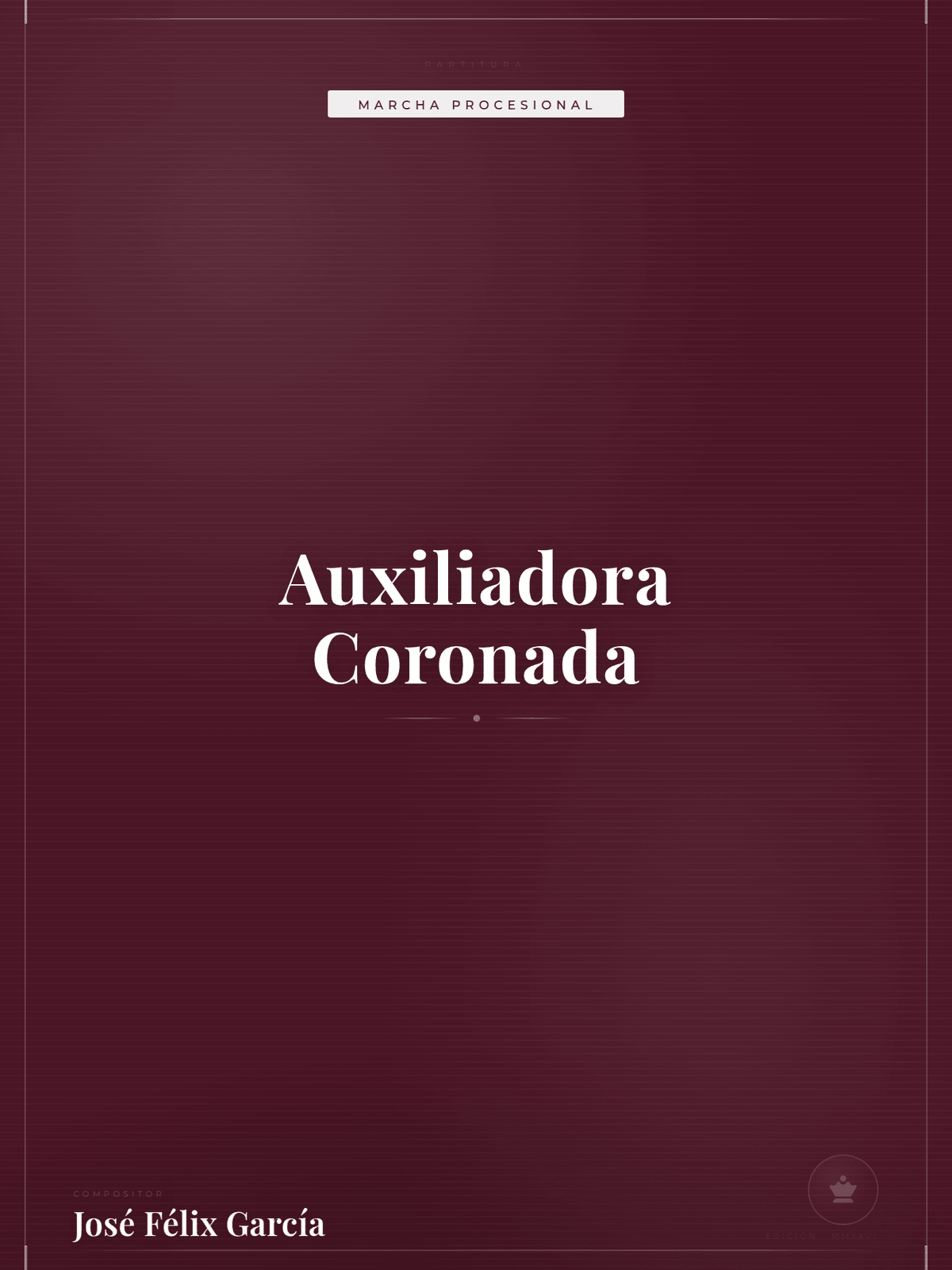 Portada de Auxiliadora Coronada