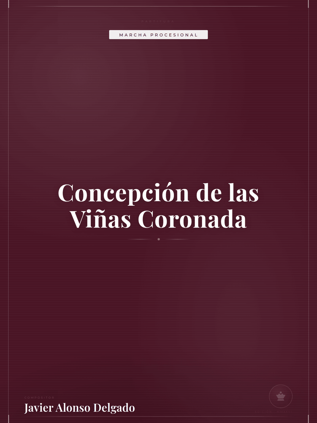 Portada de Concepción de las Viñas Coronada