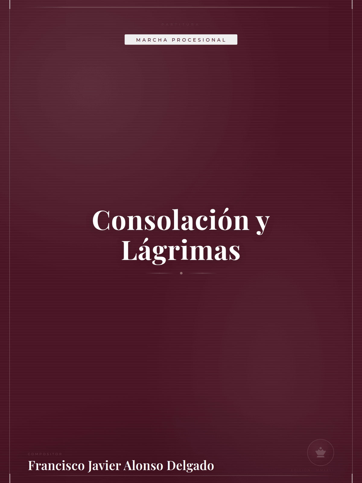 Portada de Consolación y Lágrimas