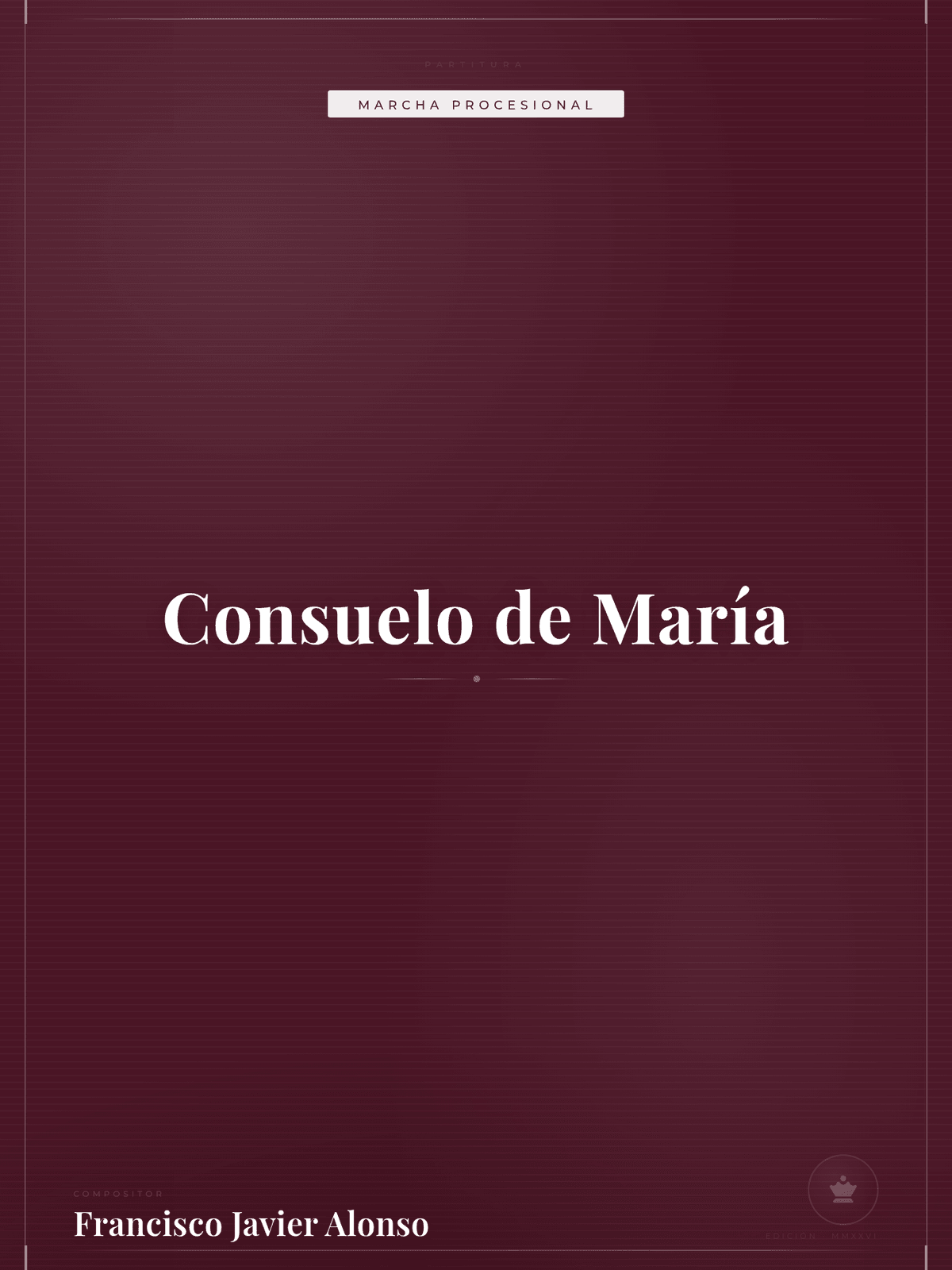 Portada de Consuelo de María