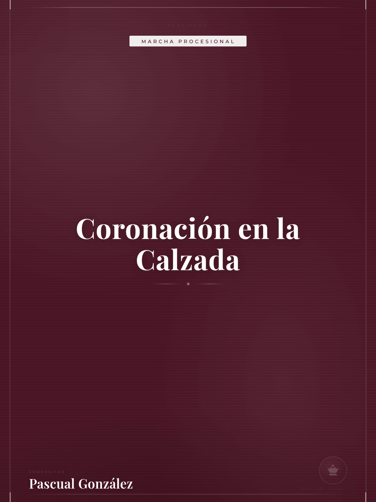 Portada de Coronación en la Calzada