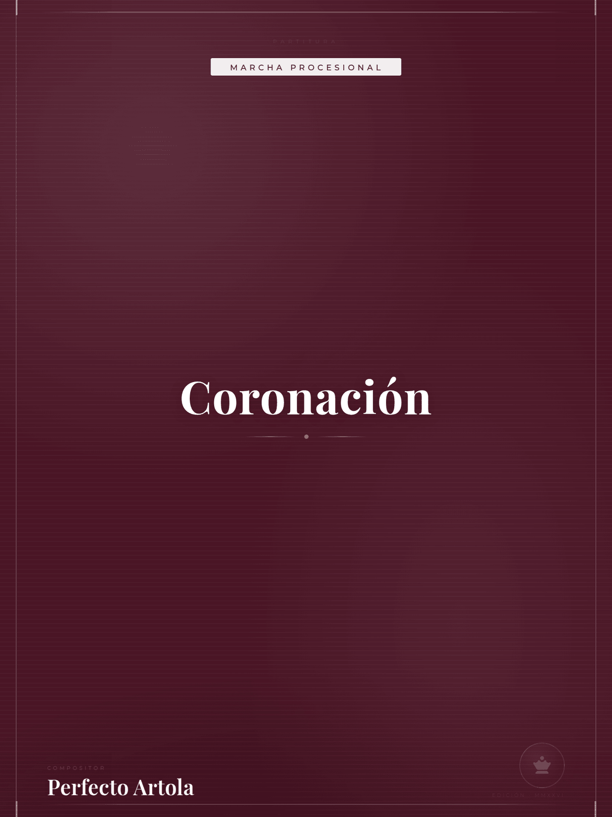 Portada de Coronación