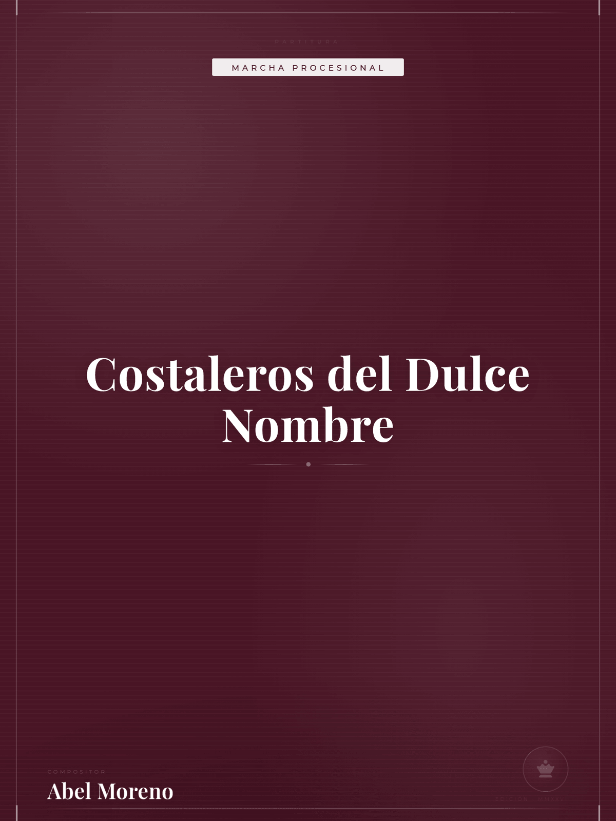 Portada de Costaleros del Dulce Nombre