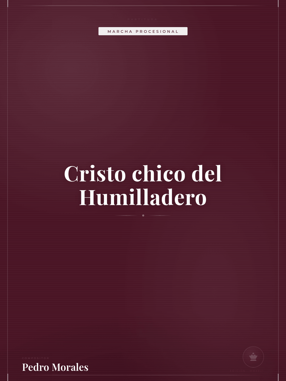 Portada de Cristo chico del Humilladero