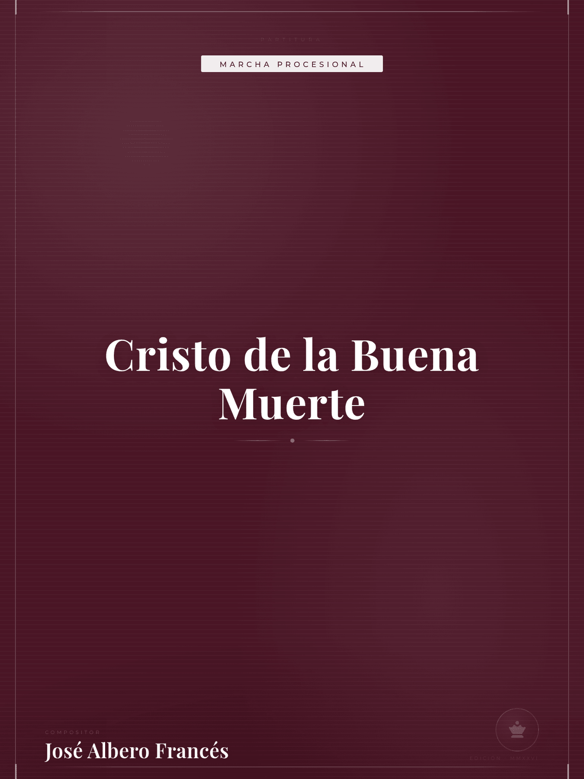 Portada de Cristo de la Buena Muerte