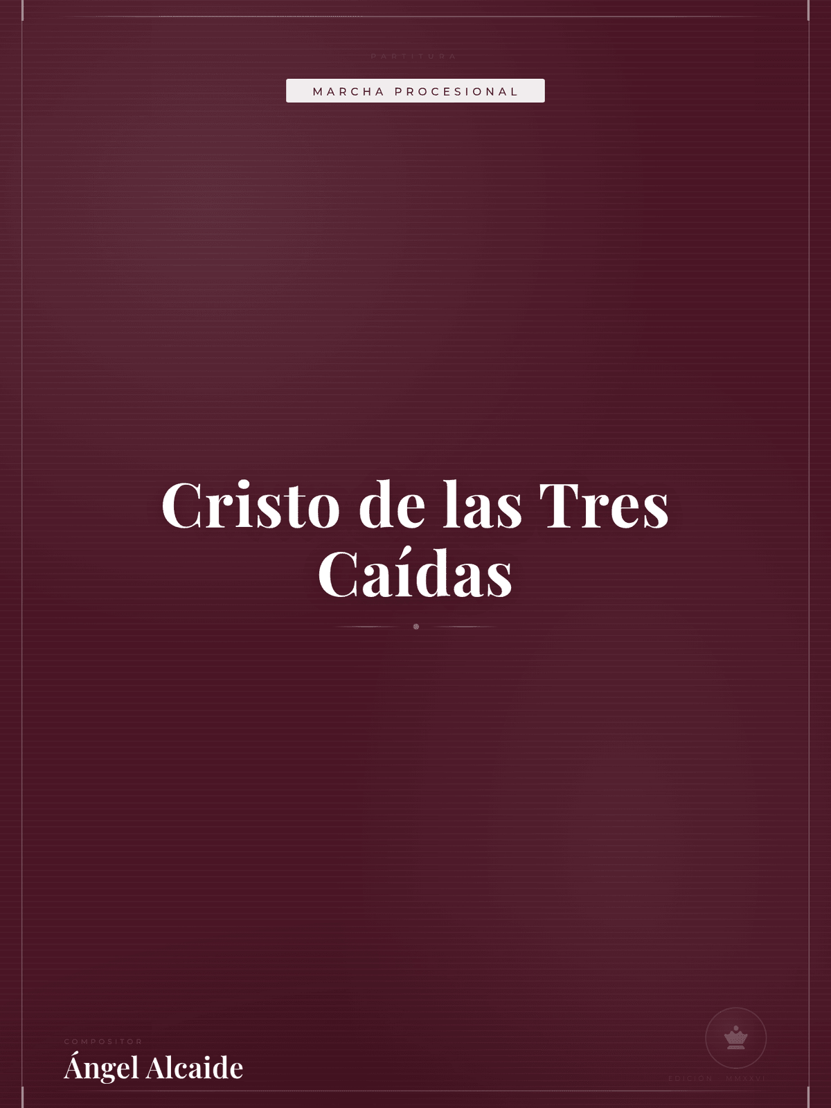 Portada de Cristo de las Tres Caídas