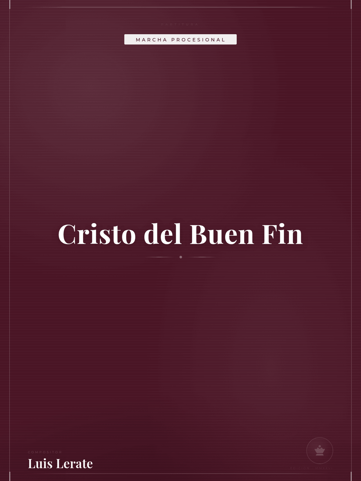 Portada de Cristo del Buen Fin