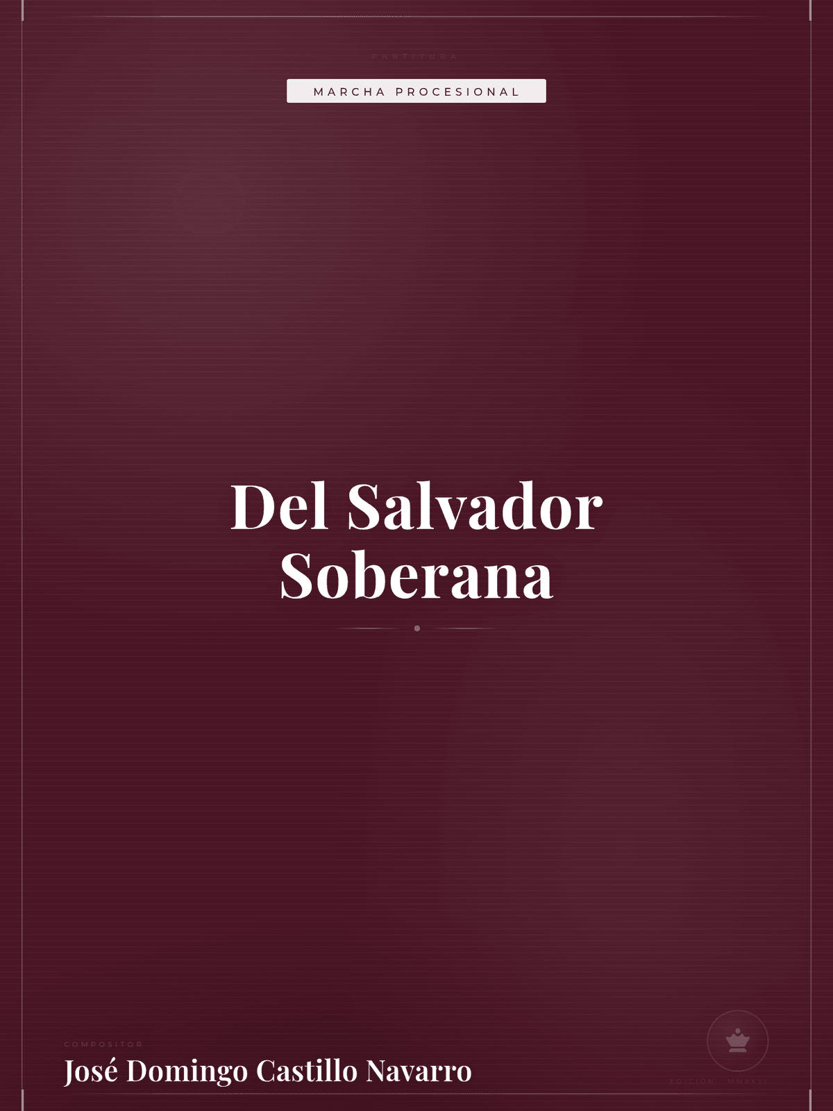 Portada de Del Salvador Soberana