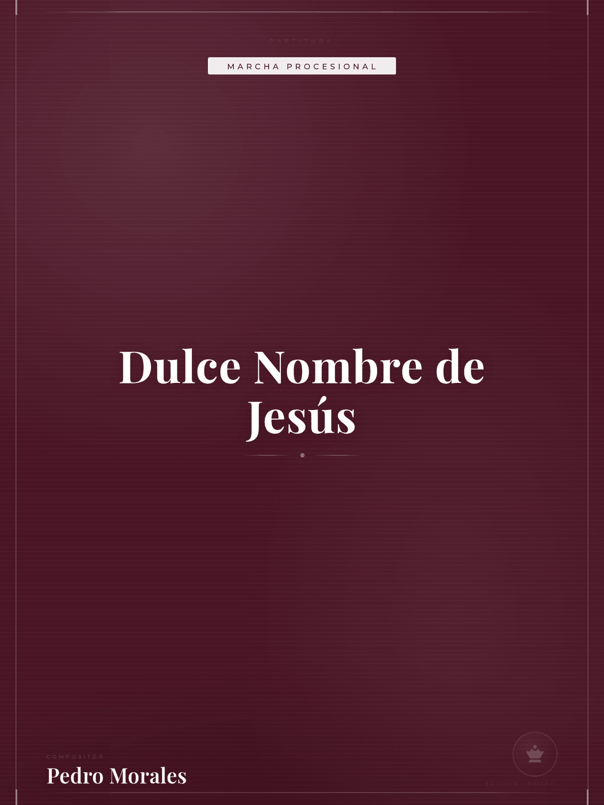 Portada de Dulce Nombre de Jesús