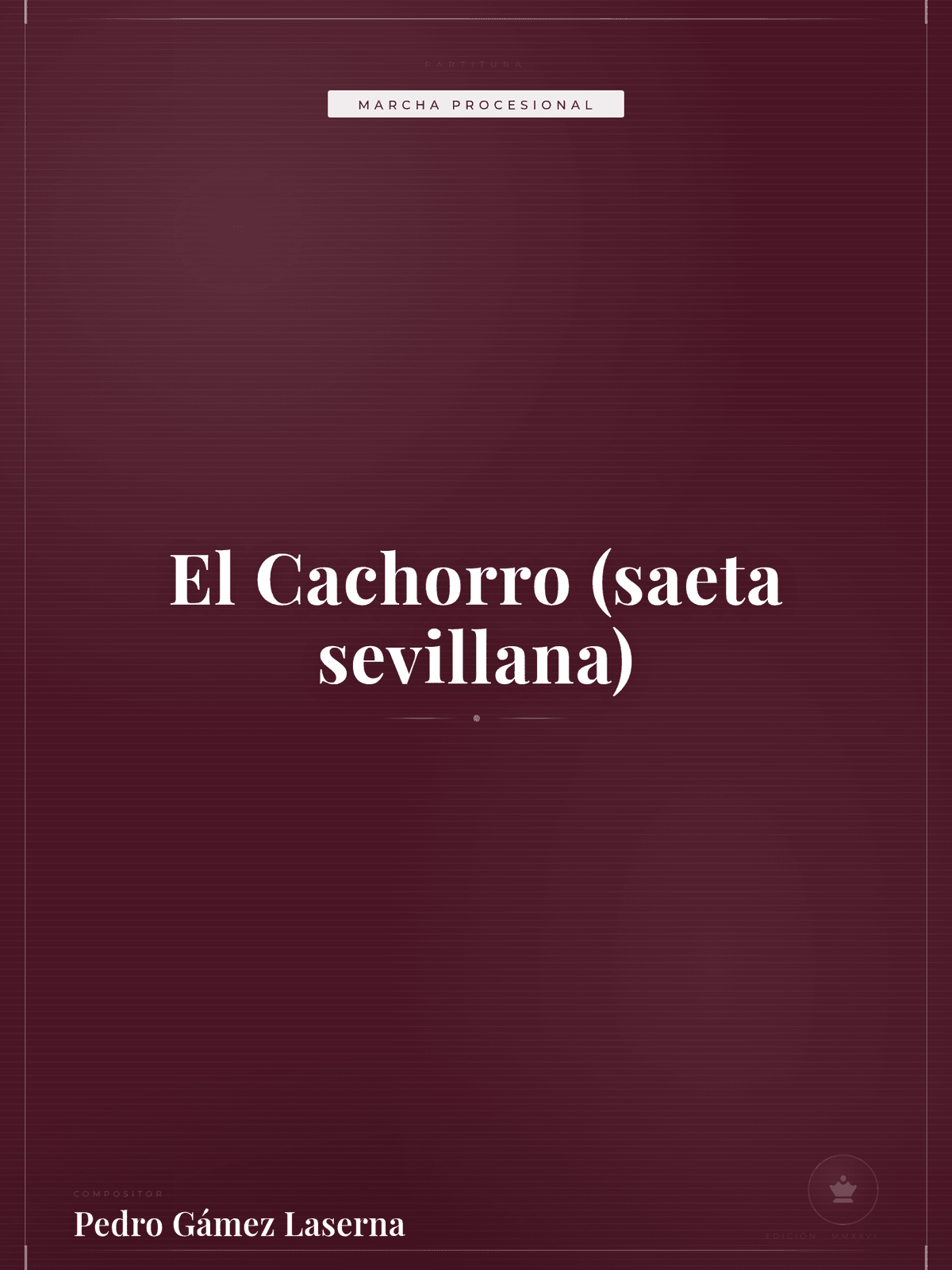 Portada de El Cachorro (saeta sevillana)
