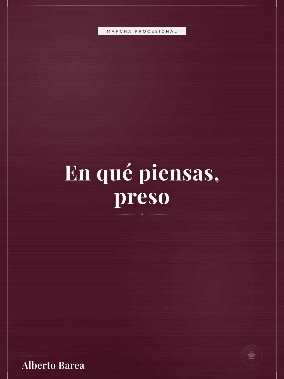 Portada de En qué piensas, preso