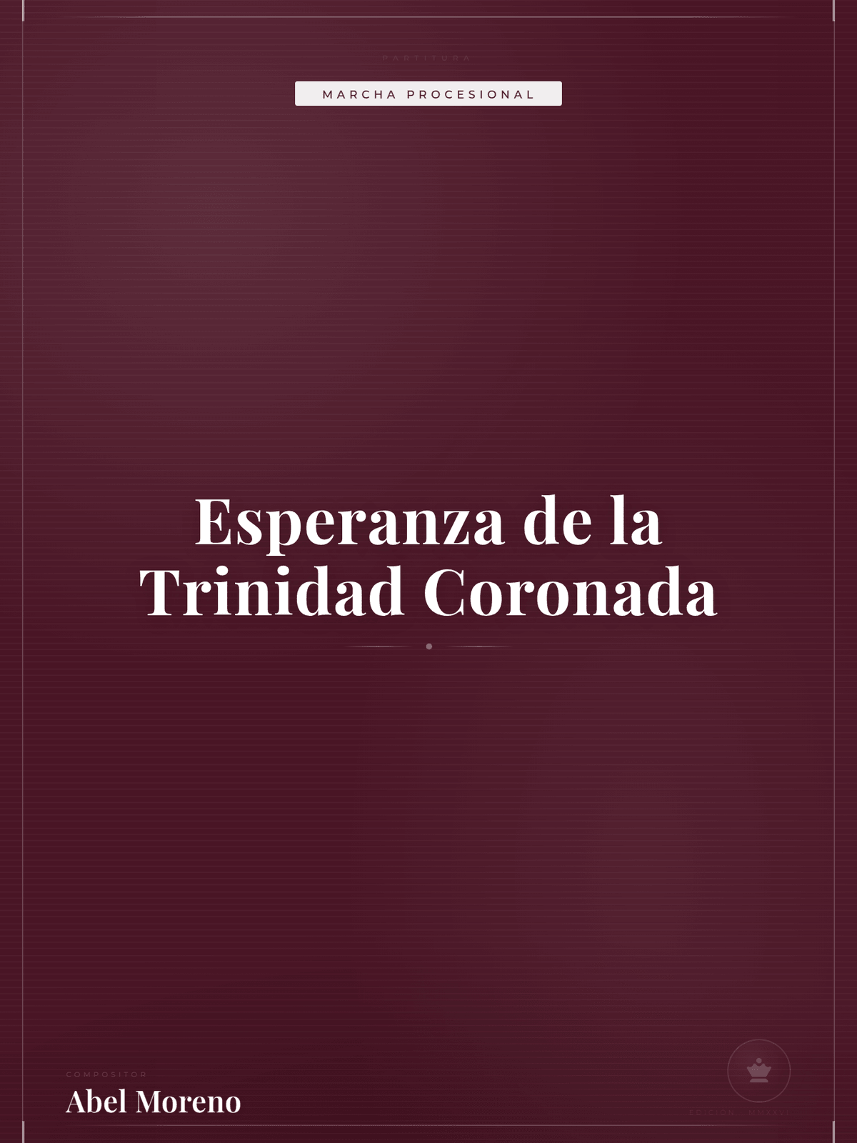 Portada de Esperanza de la Trinidad Coronada