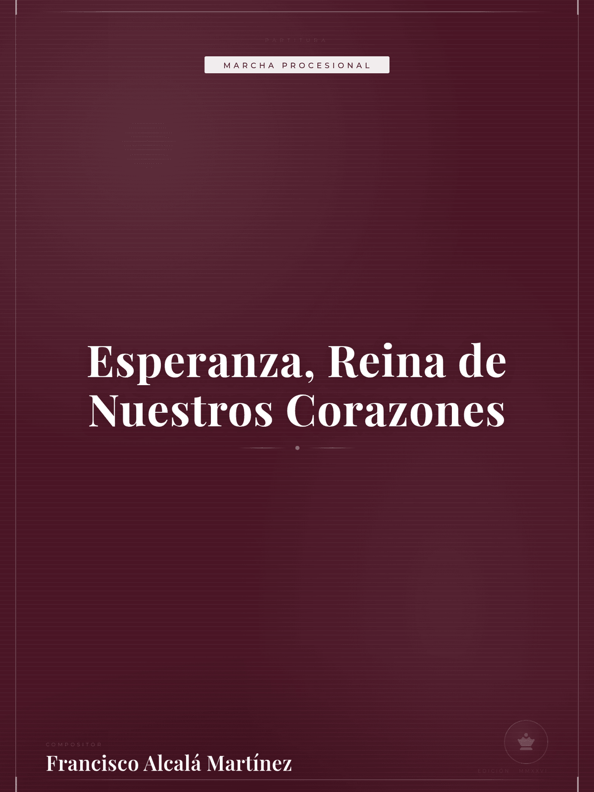 Portada de Esperanza, Reina de Nuestros Corazones