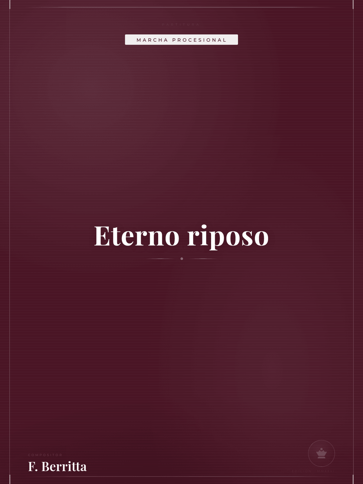 Portada de Eterno riposo